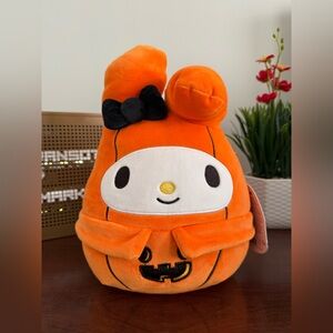 New Squishmallows My Melody Pumpkin Little Plush